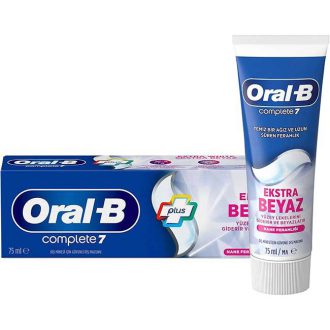 خمیر دندان اورال بی سفید کننده آلمانی 7 کاره Oral_B Complete 7 Plus Extra White