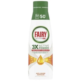 ژل ماشین ظرفشویی فیری پلاتینیوم مدل 3X Active power حجم 900 میل 50 بار شستشو