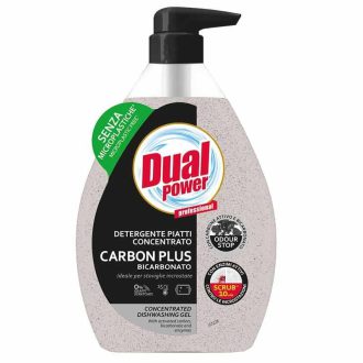 مایع ظرفشویی دوآل Dual Power حاوی زغال فعال و اسکراب حجم 600 میل