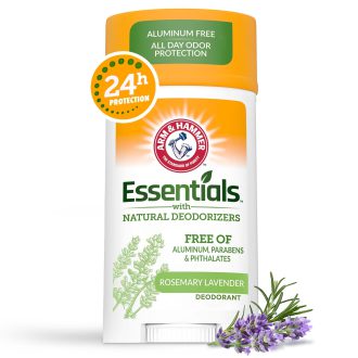 مام صابونی آرم اند هامر Arm & Hammer ضد تعریق ۲۴ ساعته،بدون آلومینیوم،رایحه اسطوخودوس و رزماری حجم 71 گرم