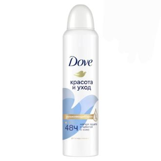 اسپری داو Dove ضد تعریق ۴۸ ساعته مناسب پوست حساس رایحه ملایم و تمیزی حجم ۲۵۰ میل