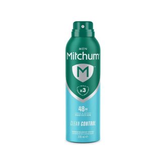 اسپری میچام Mitchum ضد تعریق ۴۸ ساعته آقایان رایحه تمیز،خنک و مردانه حجم ۲۰۰ میل