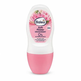 مام رول زنانه باله آ Soft Flower بدون آلومینیوم با رایحه گل آبی و هورتانسیا