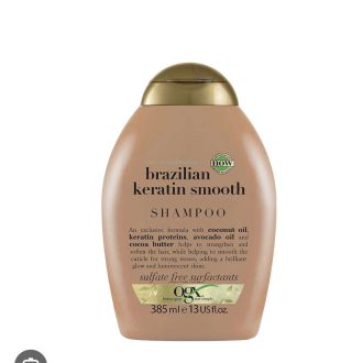 شامپو او جی ایکس قهوه ای کراتین برزیلی – OGX Brazilian Keratin بدون سلفات