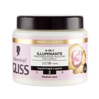 ماسک مو گلیس کاسه‌ای 400 میل ابرسان و تقویت کننده مو Illuminante