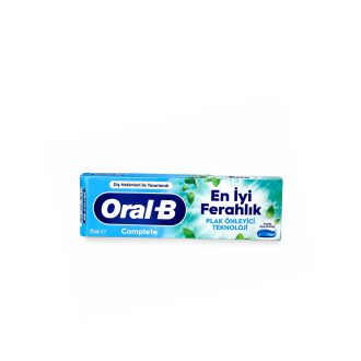خمیر دندان اورال-بی مدل Complete En İyi Ferahlık ضد پلاک و خوشبوکننده حجم ۷۵ میل (برند اورال-بی ساخت ترکیه)
