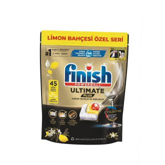قرص ماشین ظرفشویی فینیش اولتیمیت پلاس مدل لیمویی (Limon Bahçesi Özel Seri) 45 عددی