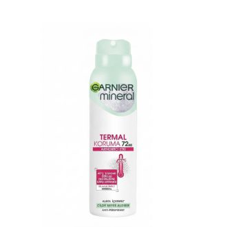 اسپری ضد تعریق زنانه گارنیر (Garnier) مدل Mineral Termal Arındırıcı Etki با ماندگاری 72 ساعته