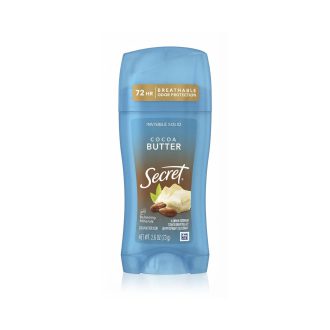 مام صابونی ضد تعریق زنانه سکرت مدل کوکو باتر (Secret Cocoa Butter) حجم ۷۳ گرم