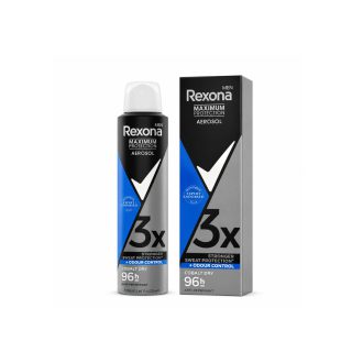 اسپری ضد تعریق مردانه رکسونا رایحه خنک و چوبی مدل Maximum Protection Cobalt Dry 96H