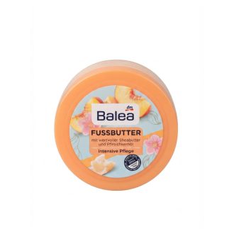 کرم مراقبت تخصصی پا (کره پا) باله آ (Balea) حاوی شی باتر و روغن هسته هلو – حجم عمقی