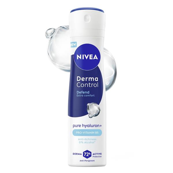 اسپری دئودورانت زنانه نیوا ۱۵۰ میل dermacontrol